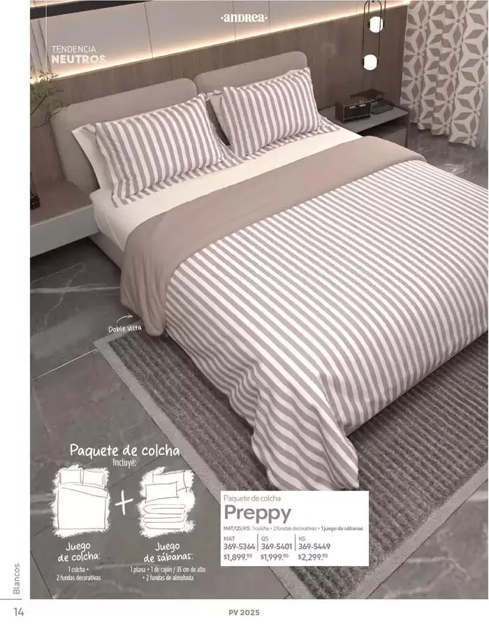 Catálogo de ANDREA | ANDREA HOME 26 de enero al 24 de mayo 2025 - Pagina 14