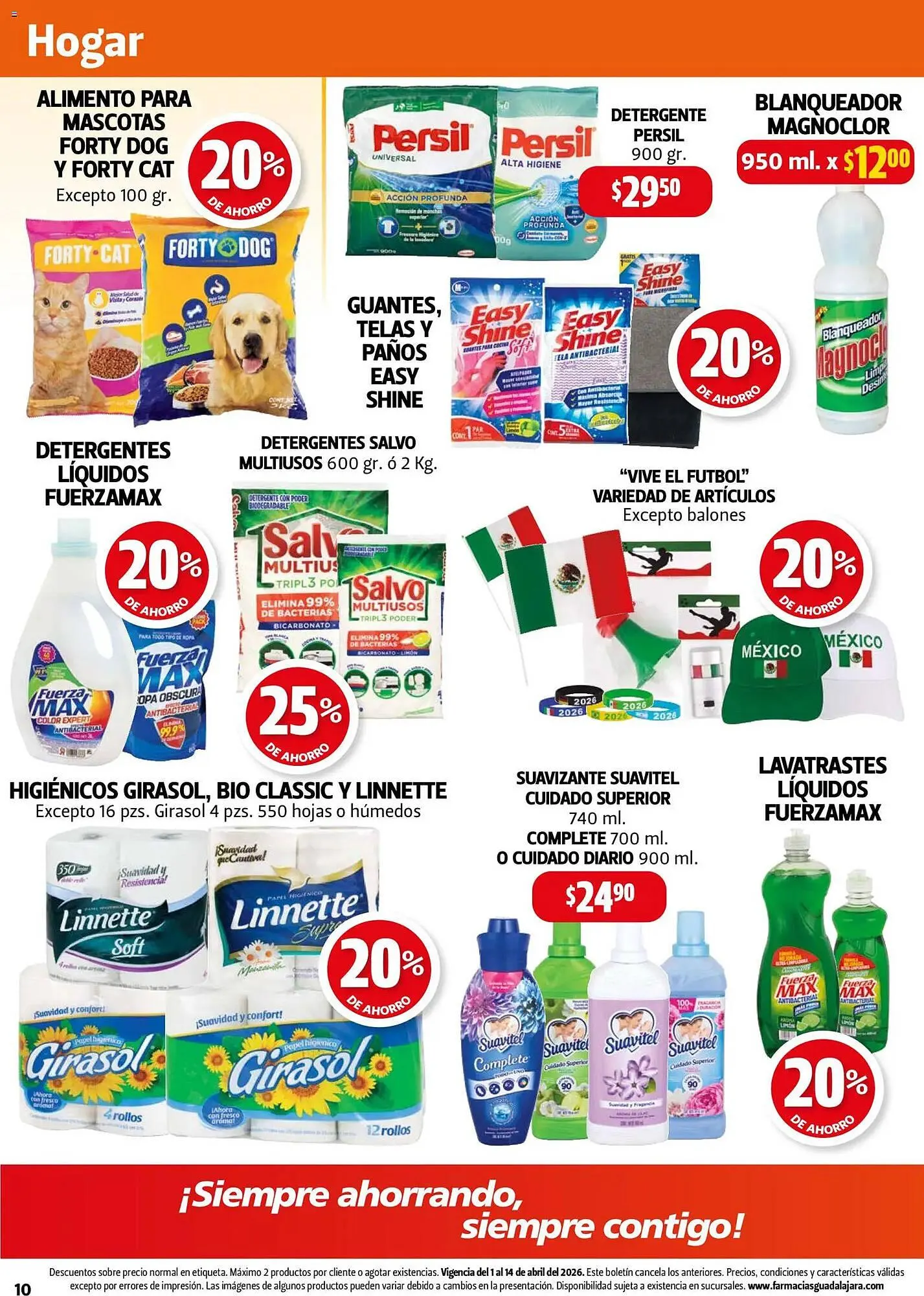 Catálogo de Folleto Farmacias Guadalajara 1 de abril al 15 de abril 2026 - Pagina 10