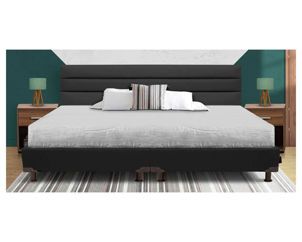 Cama King Size Londres Negro