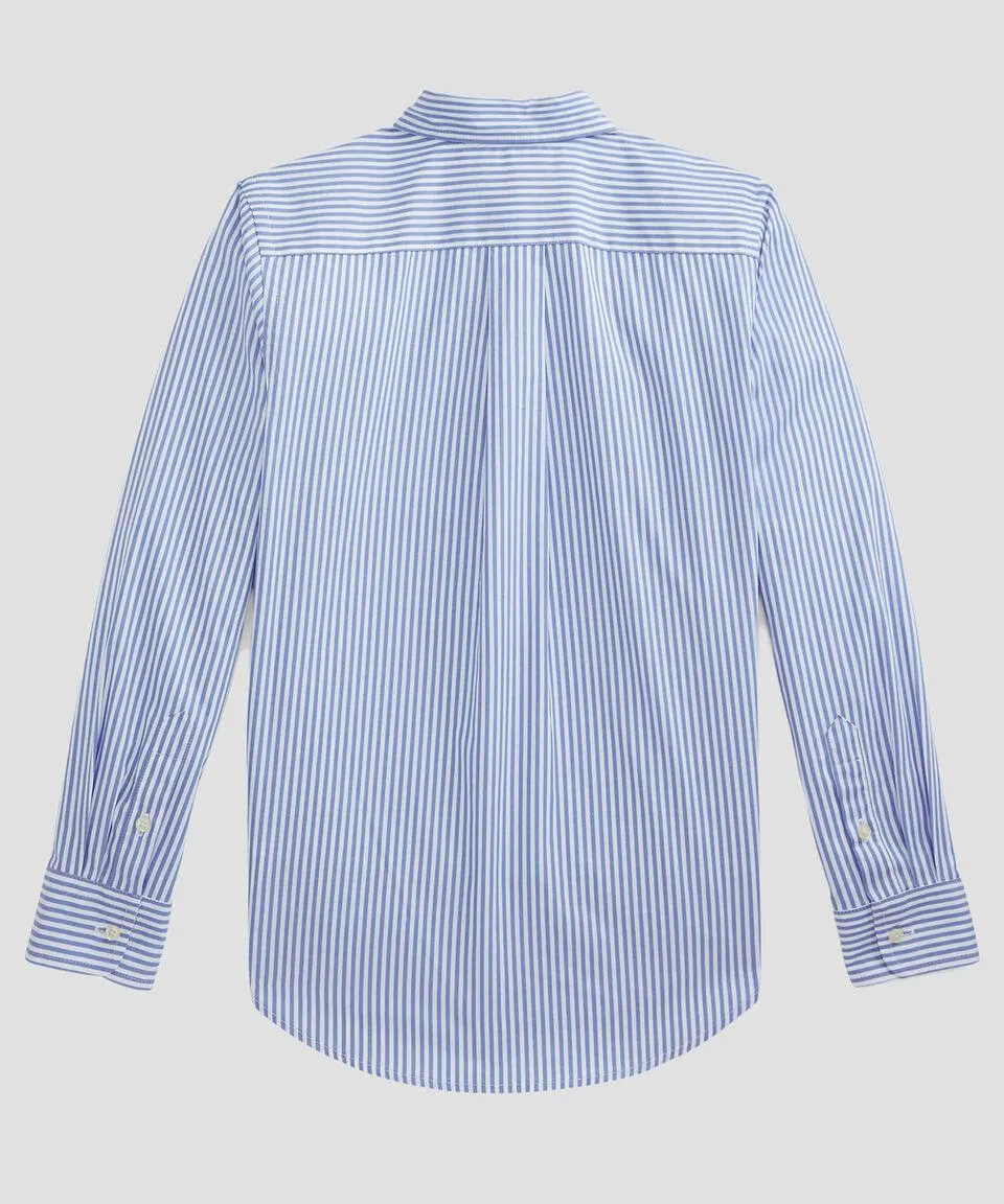 Camisa a rayas manga larga Niño