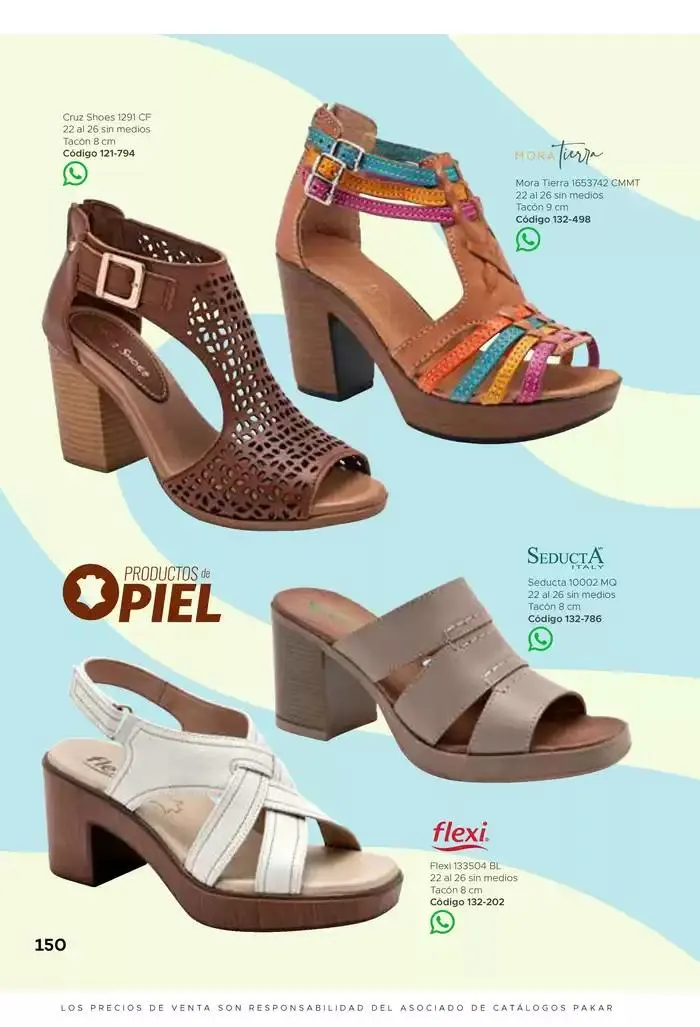 Catálogo de Pakar Sandalia 31 de enero al 31 de mayo 2025 - Pagina 150