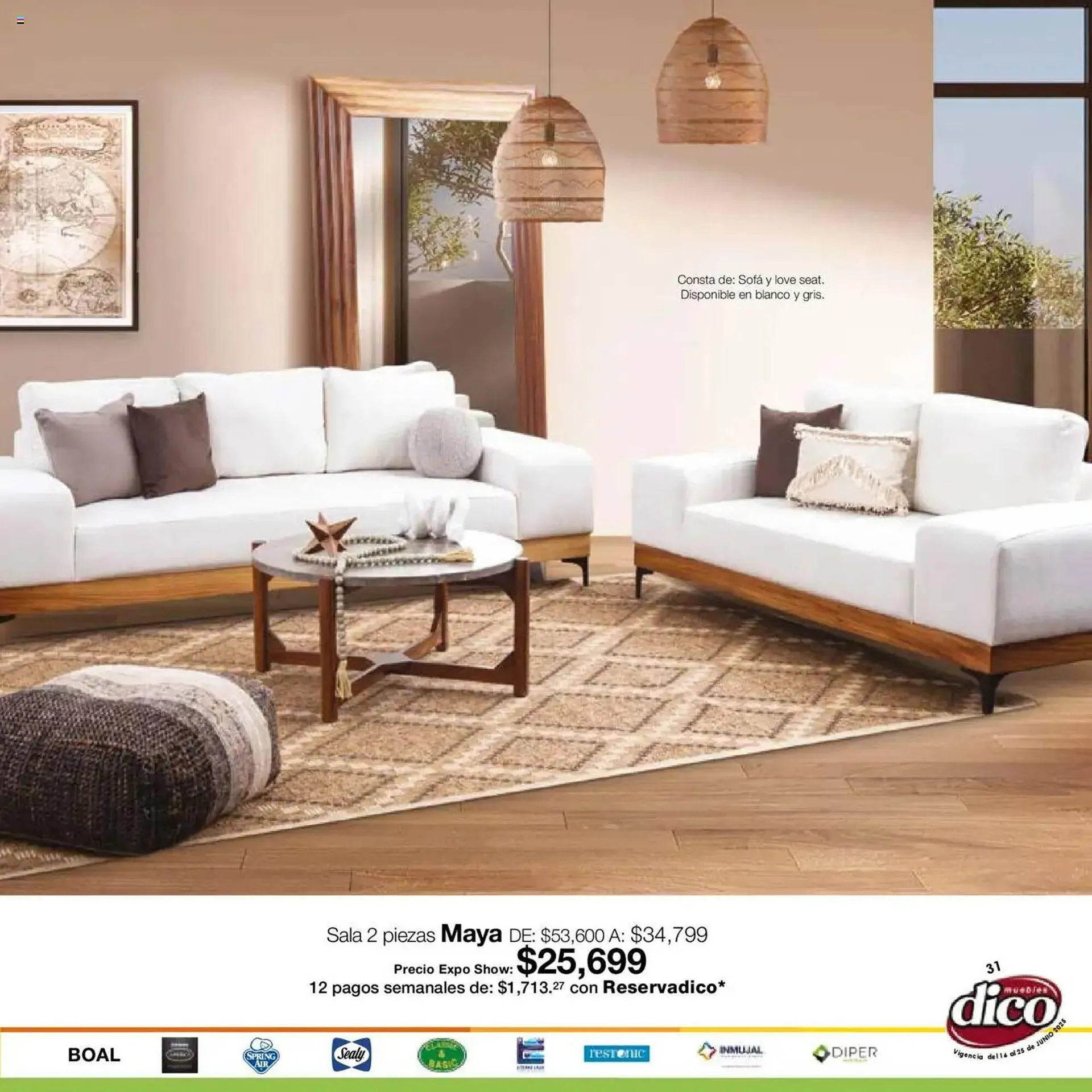 Catálogo de Catálogo Muebles Dico 12 de junio al 25 de junio 2025 - Pagina 31