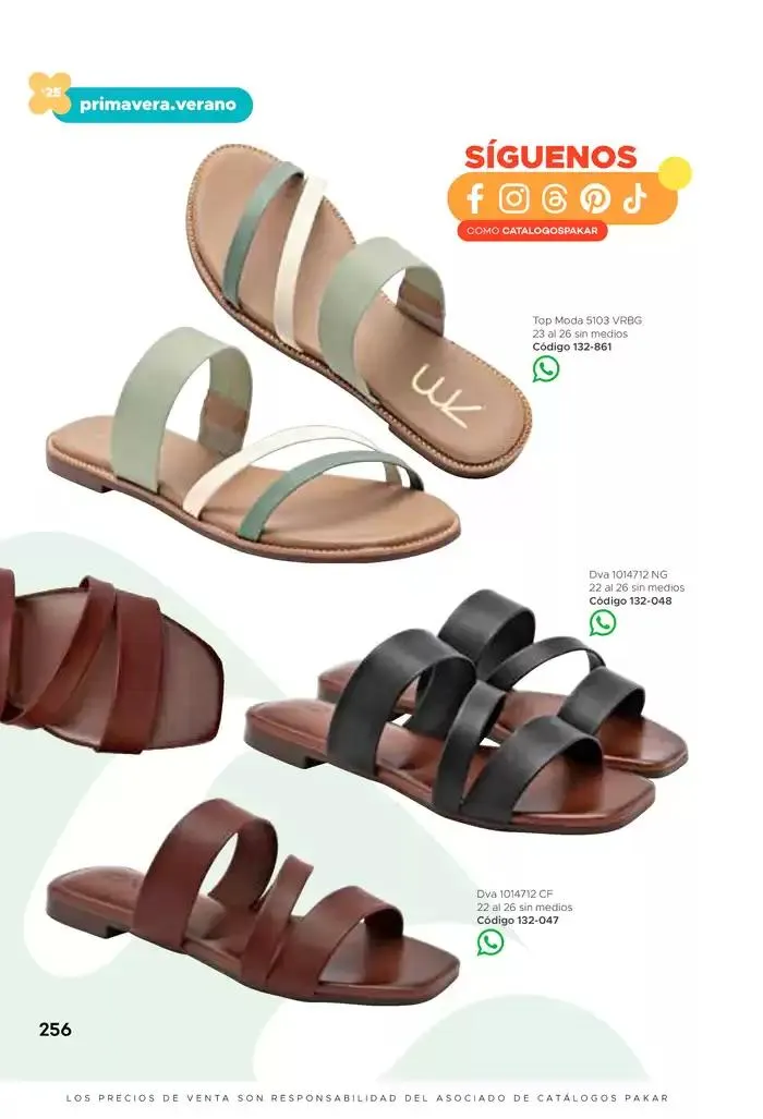 Catálogo de Pakar Sandalia 31 de enero al 31 de mayo 2025 - Pagina 256