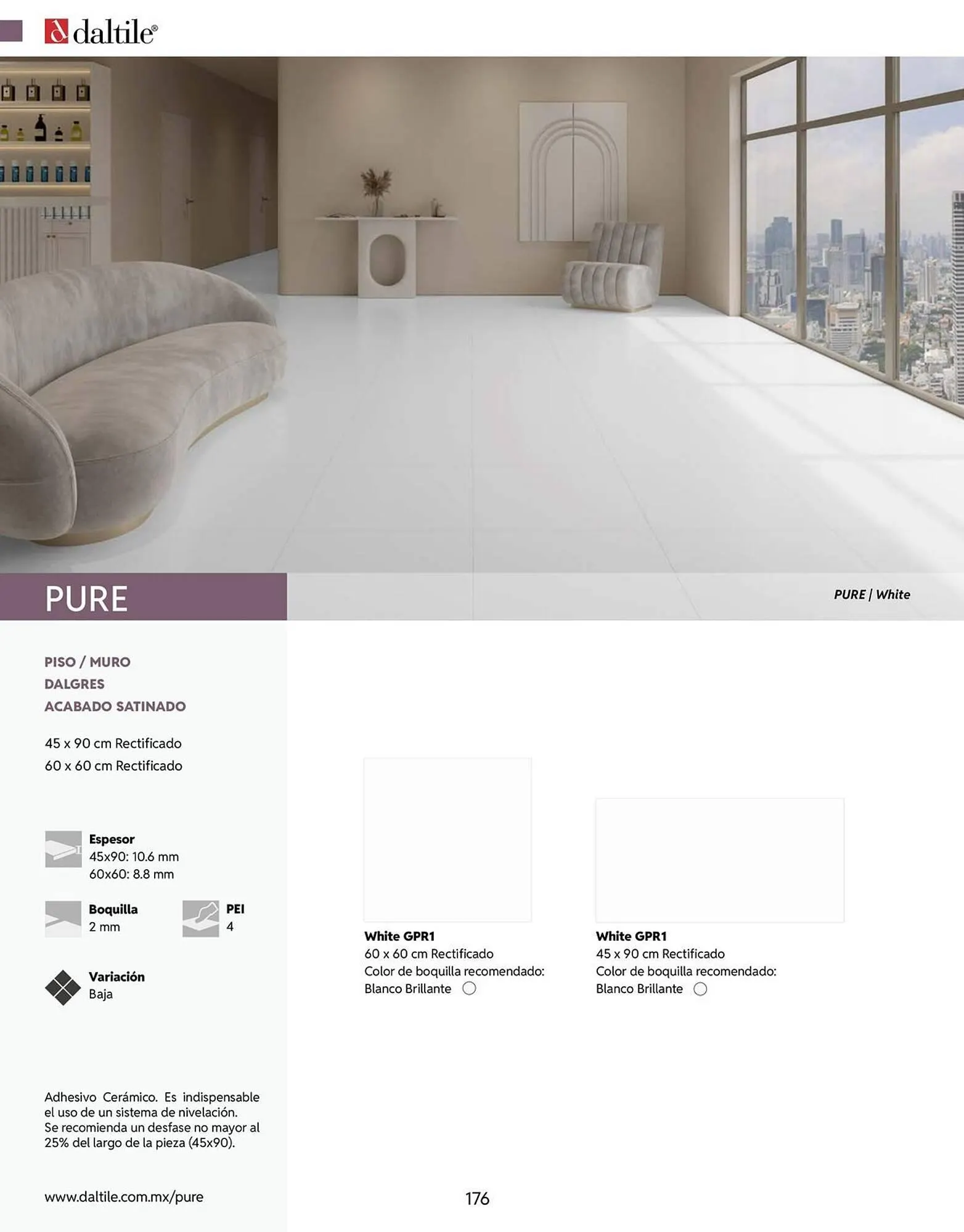 Catálogo de Catálogo Daltile 13 de enero al 31 de diciembre 2026 - Pagina 176