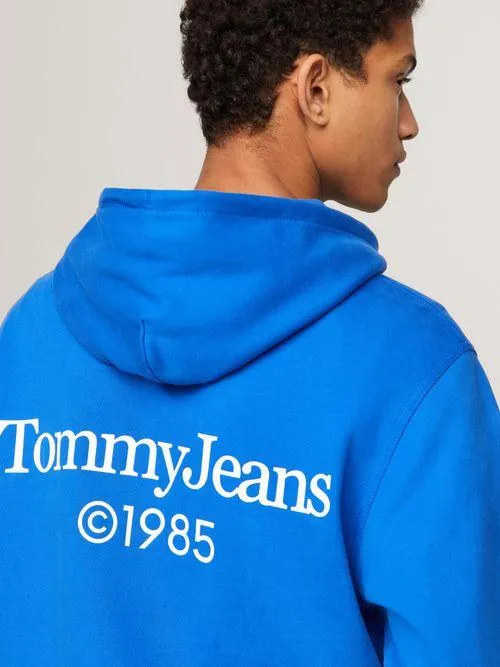 Sudadera regular con capucha y logo trasero de hombre Tommy Jeans