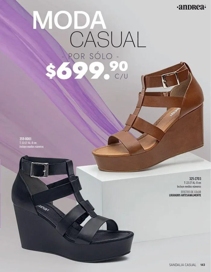 Catálogo de ANDREA - CALZADO DAMA 26 de agosto al 25 de enero 2025 - Pagina 48