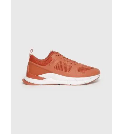 Tenis Calvin Klein con Logo Hombre Naranja