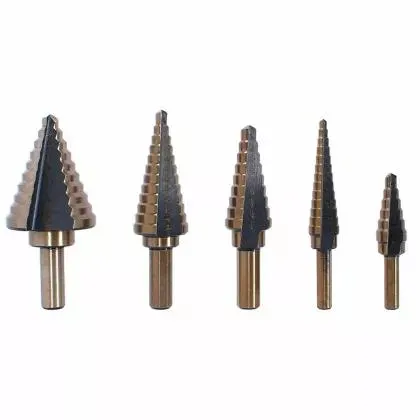 Brocas Escalonadas con Estuche Set 5 Piezas