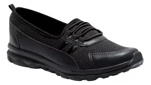 Tenis Dama Cómodos Deportivos Para Mujer Karen Negro Fareli