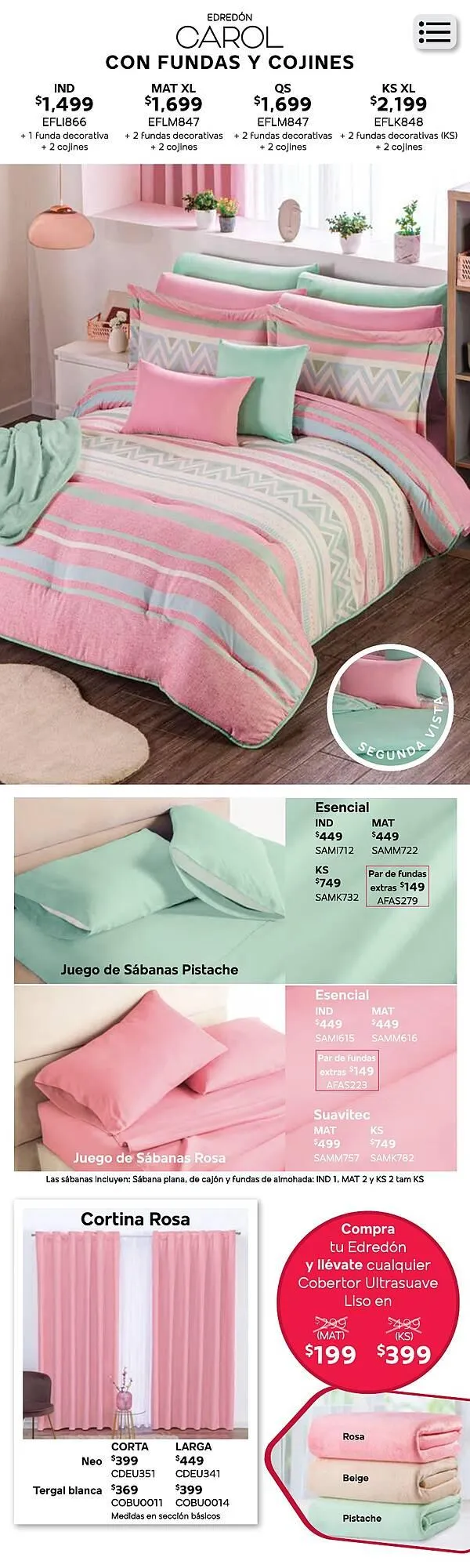 Catálogo de Catálogo Colchas Concord 26 de agosto al 31 de diciembre 2024 - Pagina 14