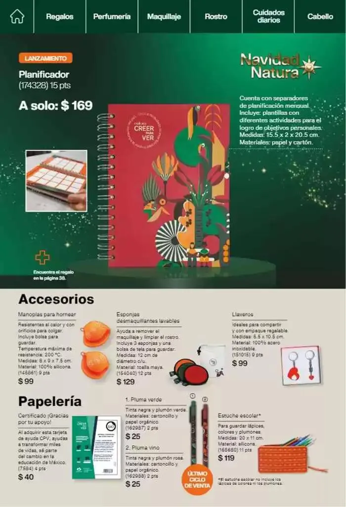 Catálogo de Revista Natura Ciclo 17 2024 18 de octubre al 15 de noviembre 2024 - Pagina 184