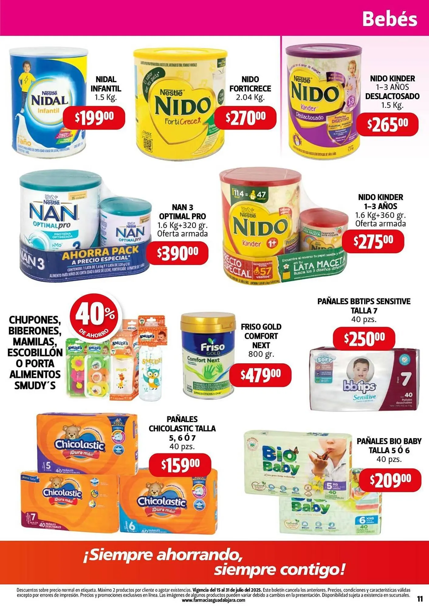 Catálogo de Catálogo Farmacias Guadalajara 15 de julio al 31 de julio 2025 - Pagina 11