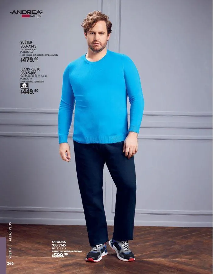 Catálogo de ANDREA - VESTIR CABALLERO 26 de agosto al 25 de enero 2025 - Pagina 61