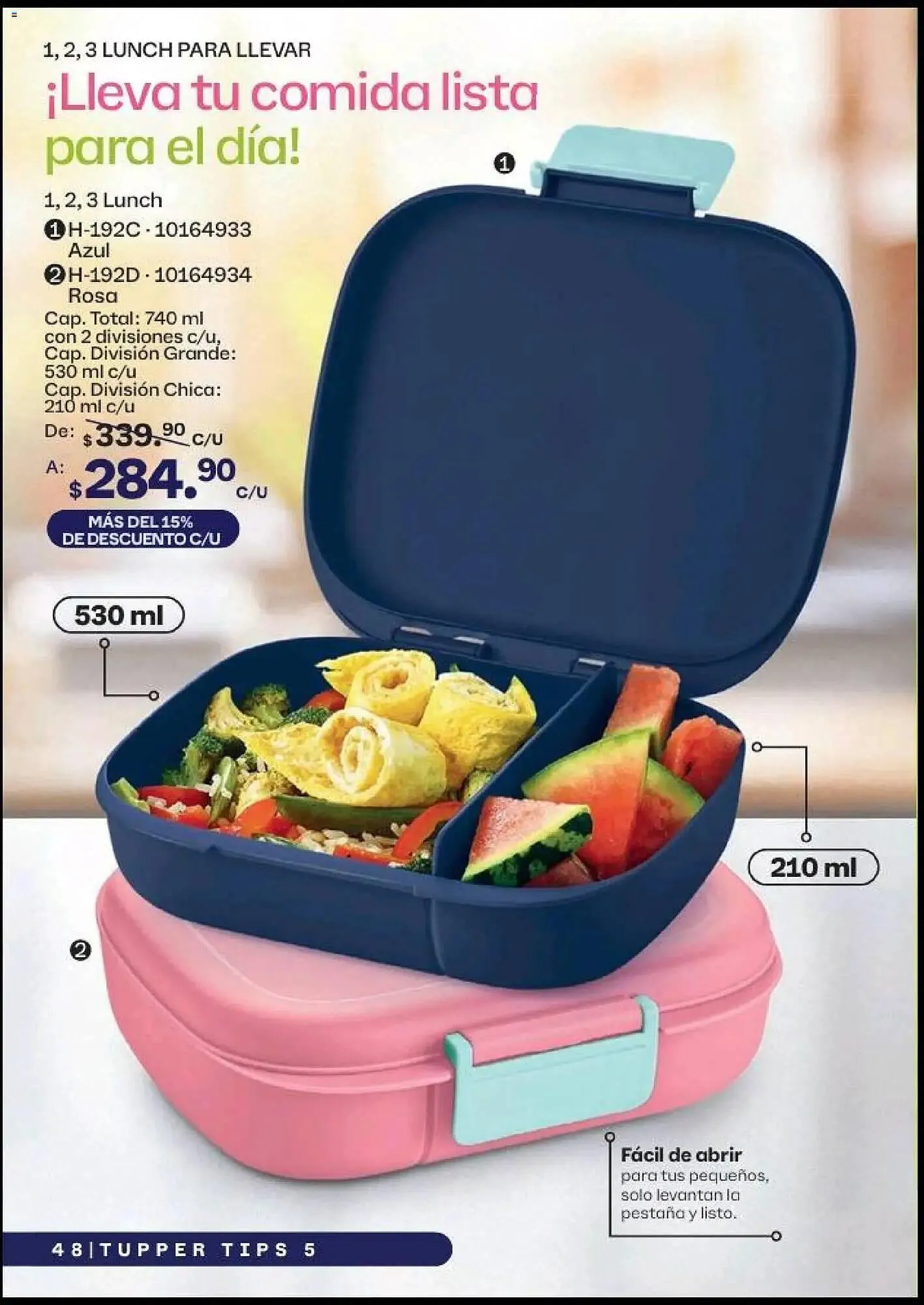 Catálogo de Catálogo Tupperware 20 de abril al 17 de mayo 2026 - Pagina 47