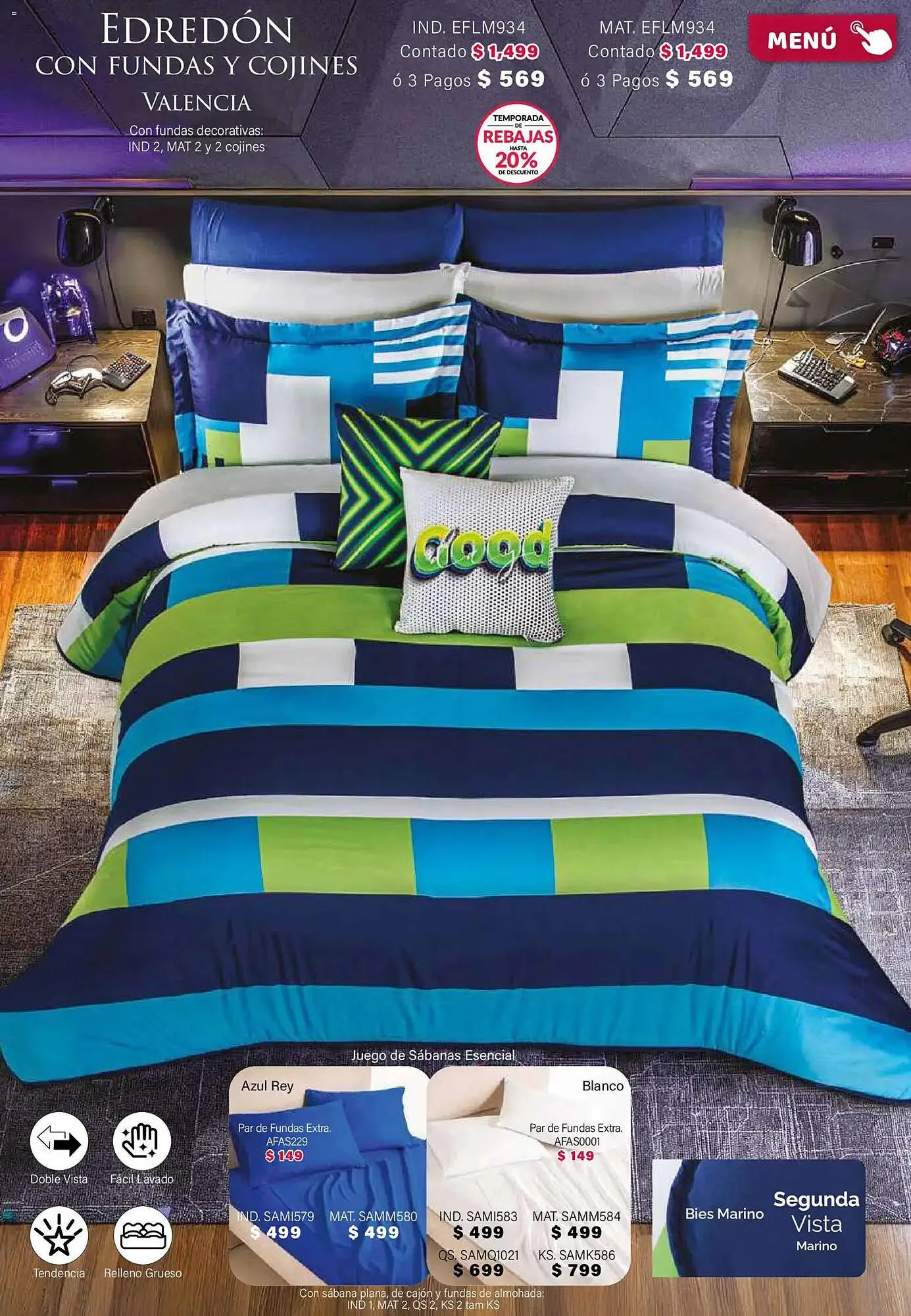 Catálogo de Catálogo Colchas Concord 1 de febrero al 2 de mayo 2026 - Pagina 38