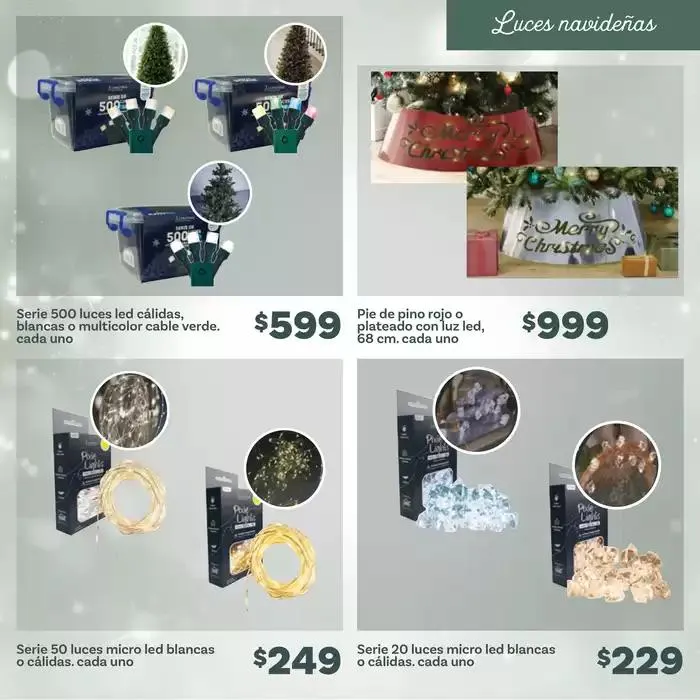 Catálogo de Especial Decoración Navideña Híper 2 de octubre al 12 de noviembre 2024 - Pagina 33