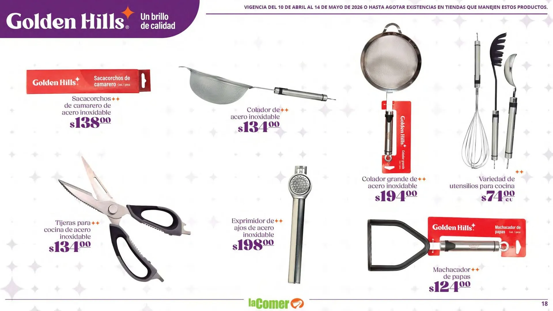 Catálogo de Folleto La Comer 10 de abril al 14 de mayo 2026 - Pagina 18