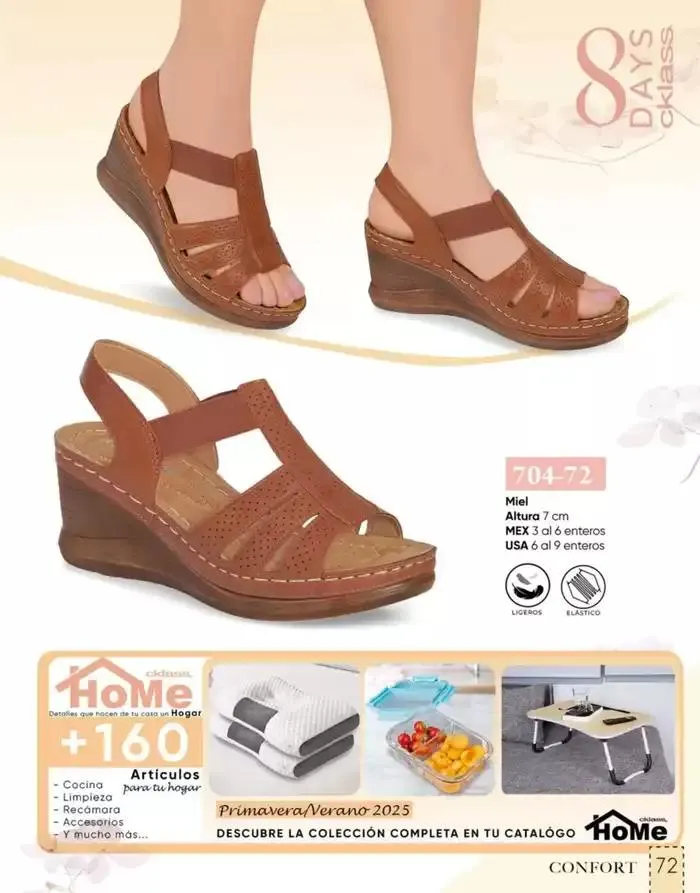 Catálogo de Catálogo Cklass Confort Primavera Verano 2025 México 8 de enero al 30 de junio 2025 - Pagina 70