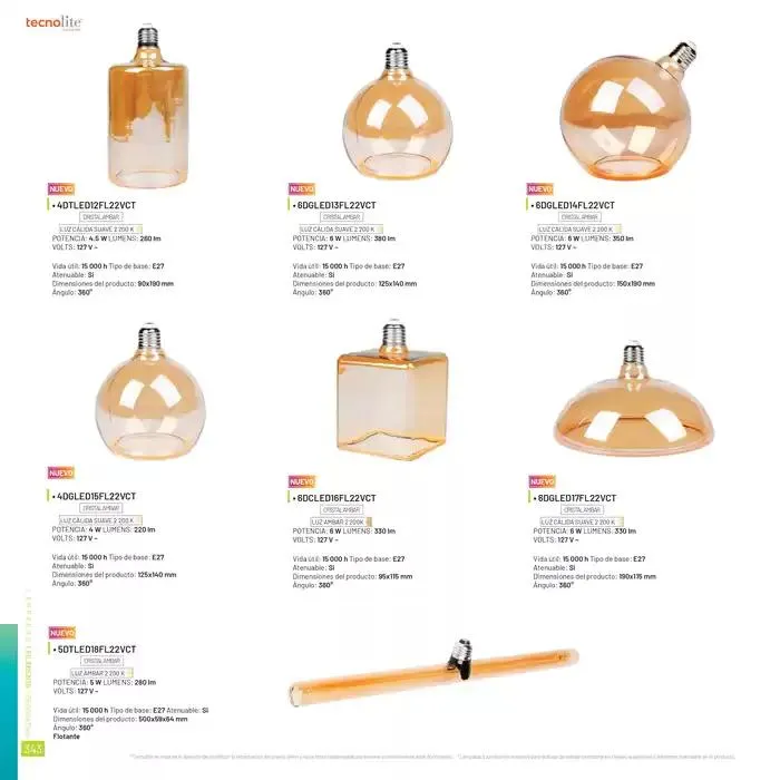 Catálogo de Catálogo Lamparas 2024 10 de octubre al 31 de enero 2025 - Pagina 31