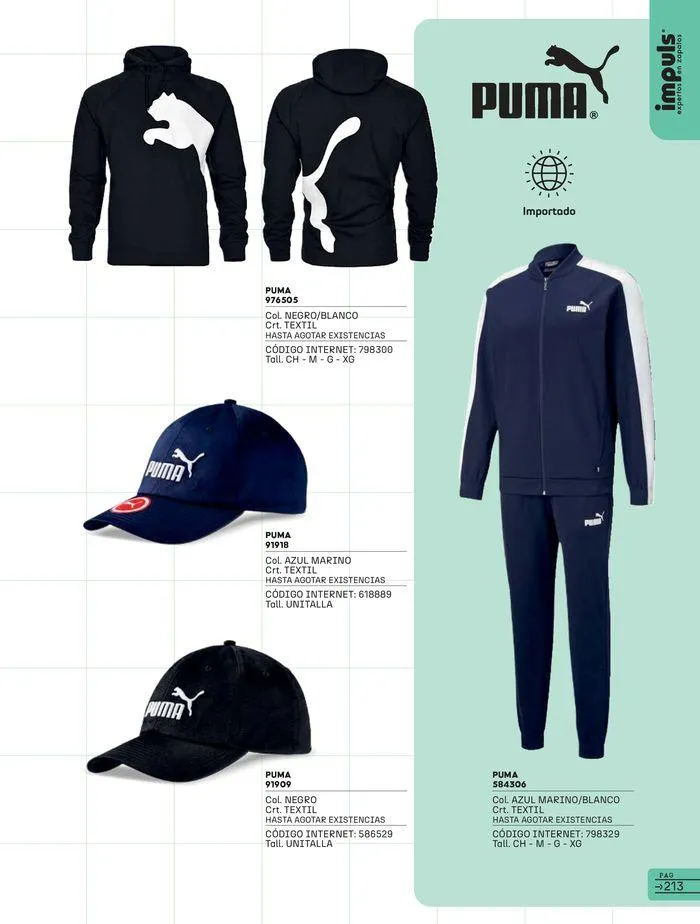 Catálogo de IMPULS Caballero Verano-Otoño 5 de julio al 15 de noviembre 2024 - Pagina 215