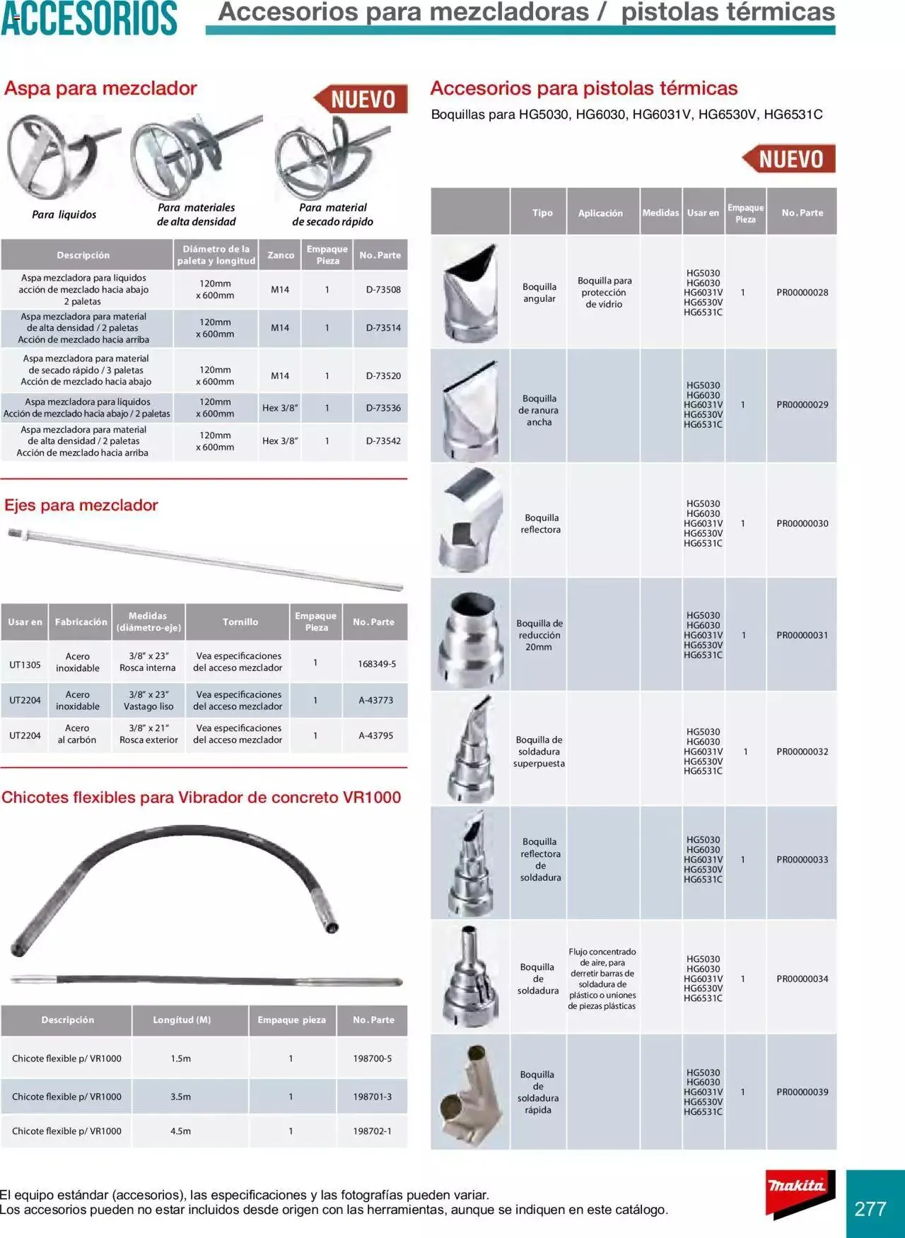 Catálogo de Makita Ofertas Accesorios 5 de septiembre al 31 de diciembre 2023 - Pagina 277