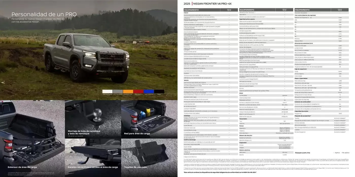 Catálogo de Nissan Frontier V6 PRO-4X 21 de enero al 20 de enero 2026 - Pagina 8