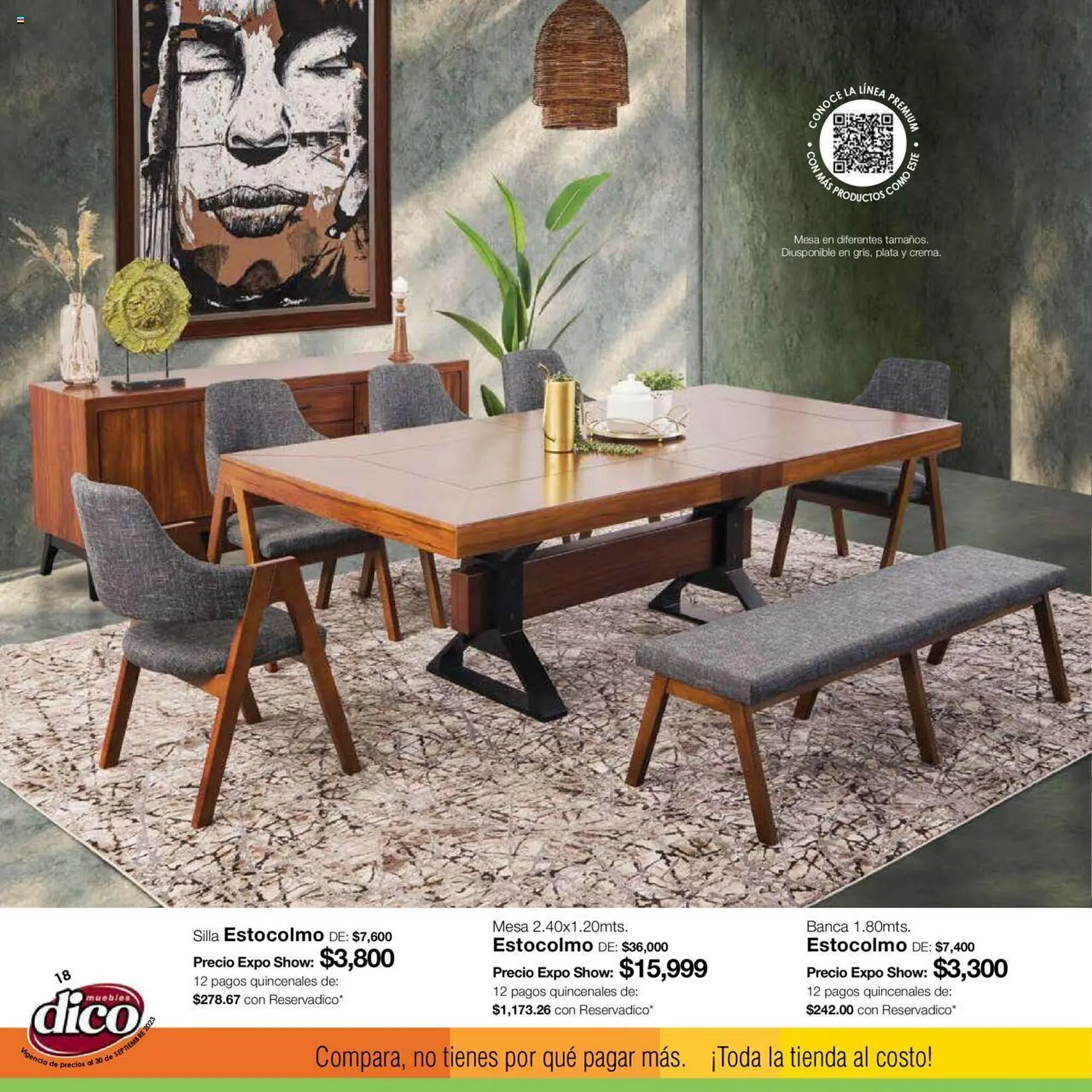Catálogo de Catálogo Muebles Dico 7 de septiembre al 30 de septiembre 2023 - Pagina 18