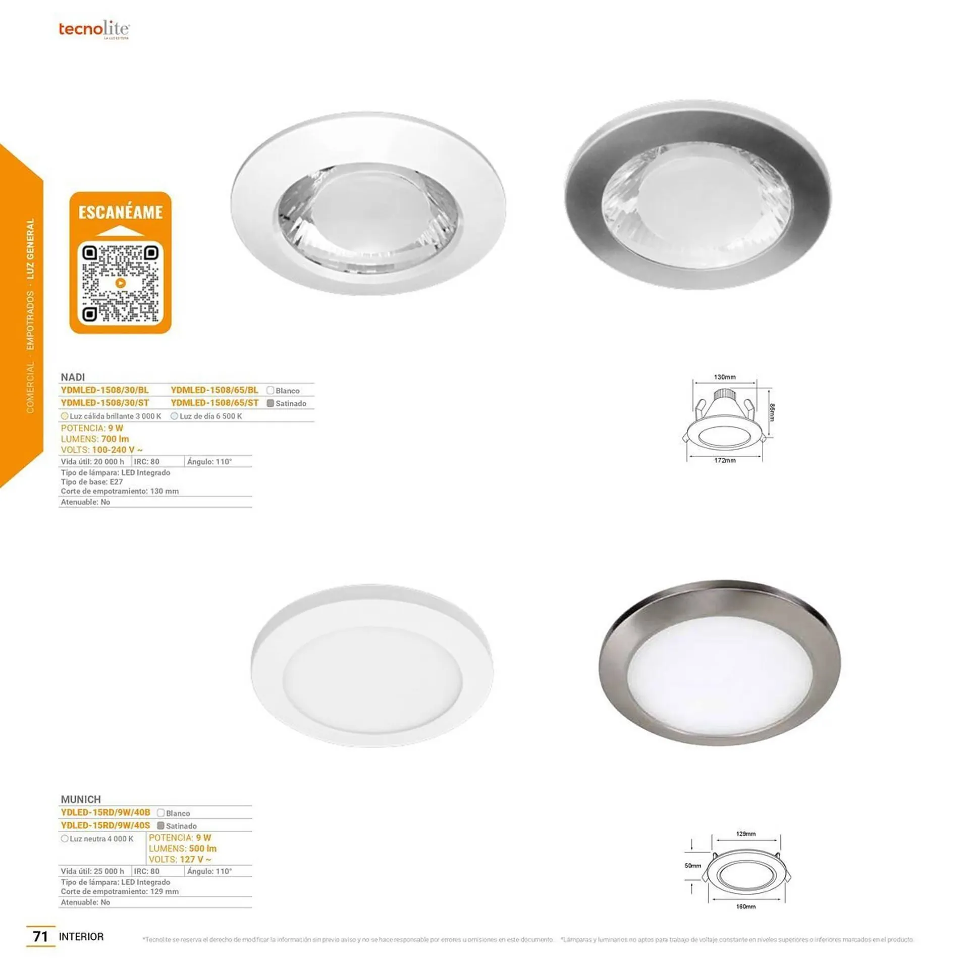Catálogo de Catálogo Tecnolite 27 de junio al 31 de diciembre 2025 - Pagina 29