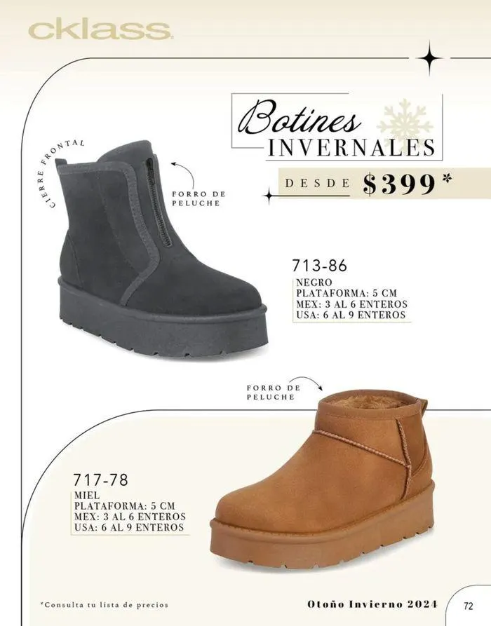Catálogo de Cklass Botas y Botines 30 de agosto al 31 de enero 2025 - Pagina 70