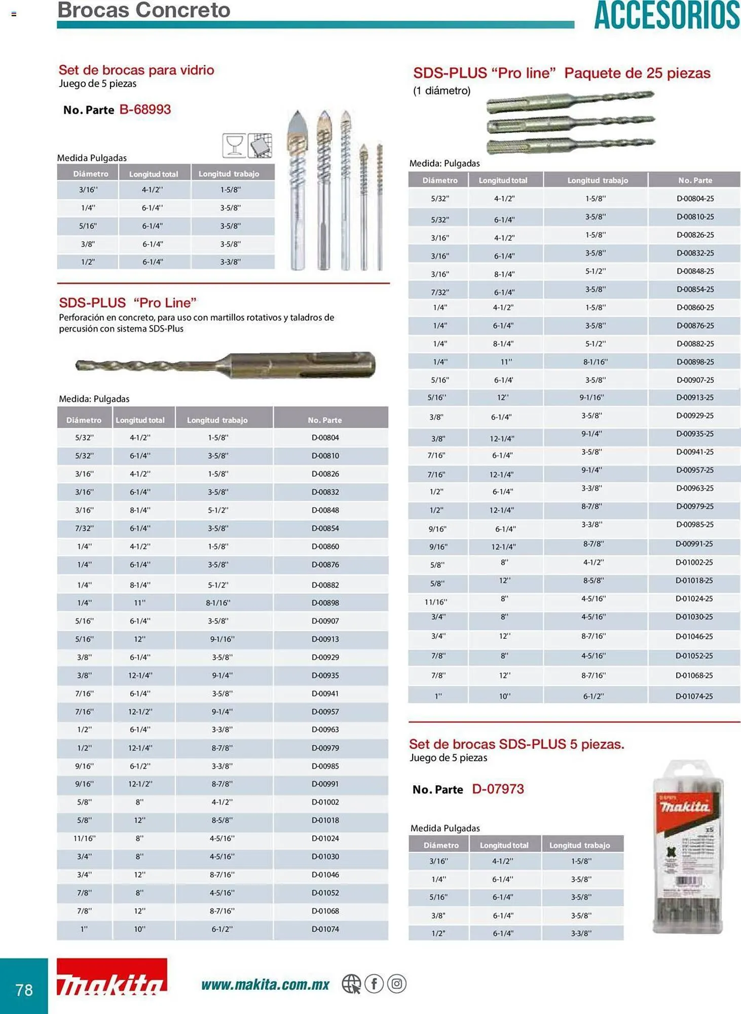 Catálogo de Catálogo Makita 8 de julio al 31 de diciembre 2025 - Pagina 78
