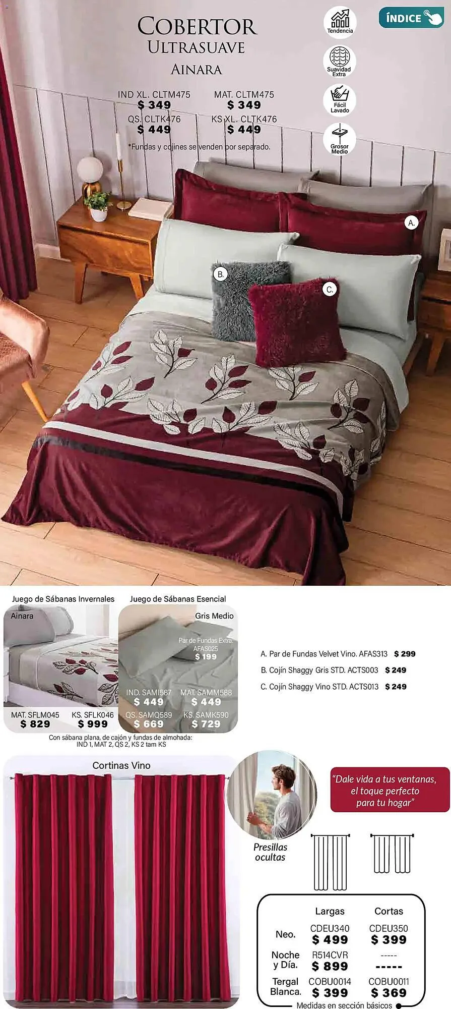 Catálogo de Catálogo Colchas Concord 1 de noviembre al 1 de febrero 2026 - Pagina 400