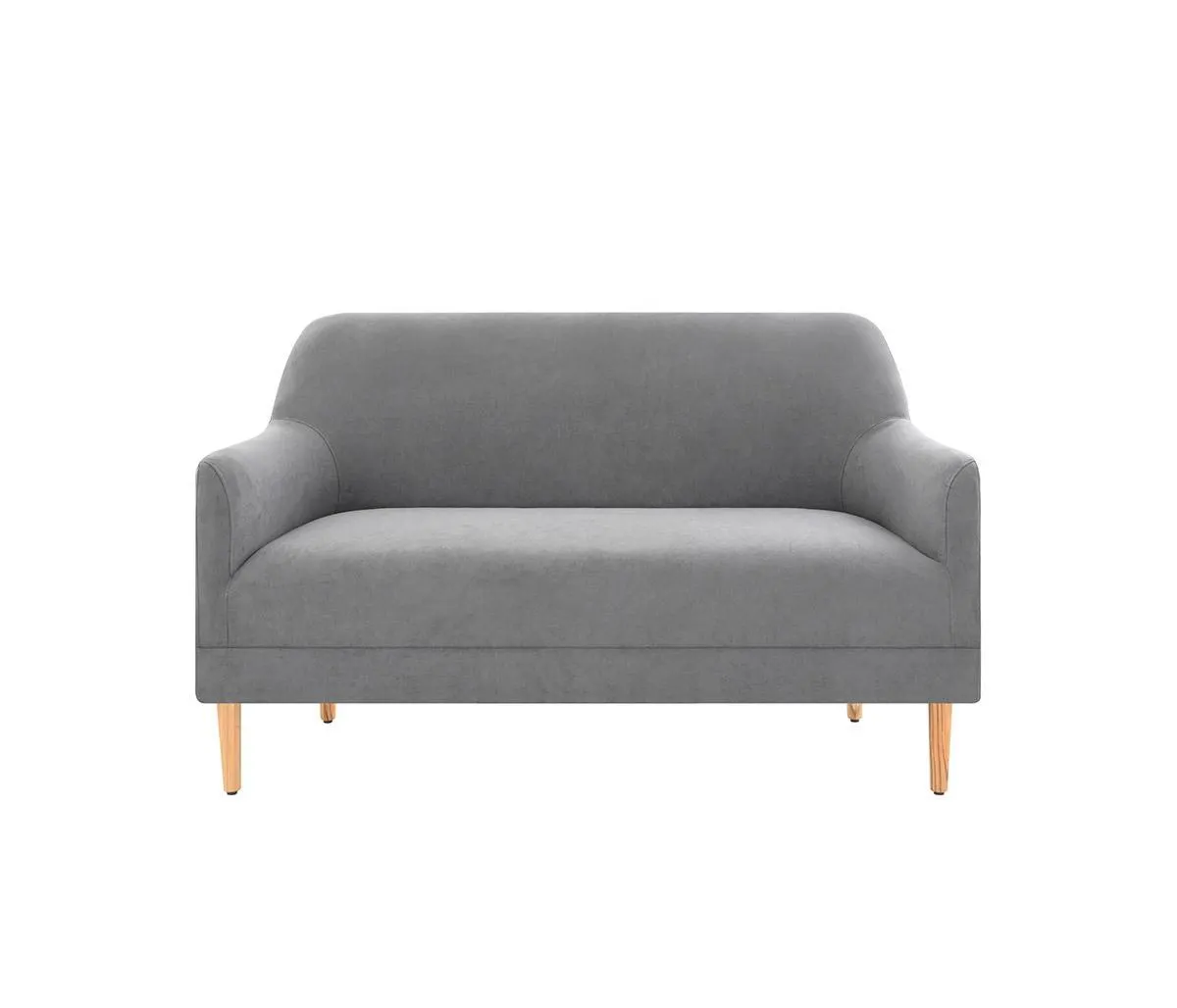 Sofá 2 cuerpos Kendal- Gris oscuro