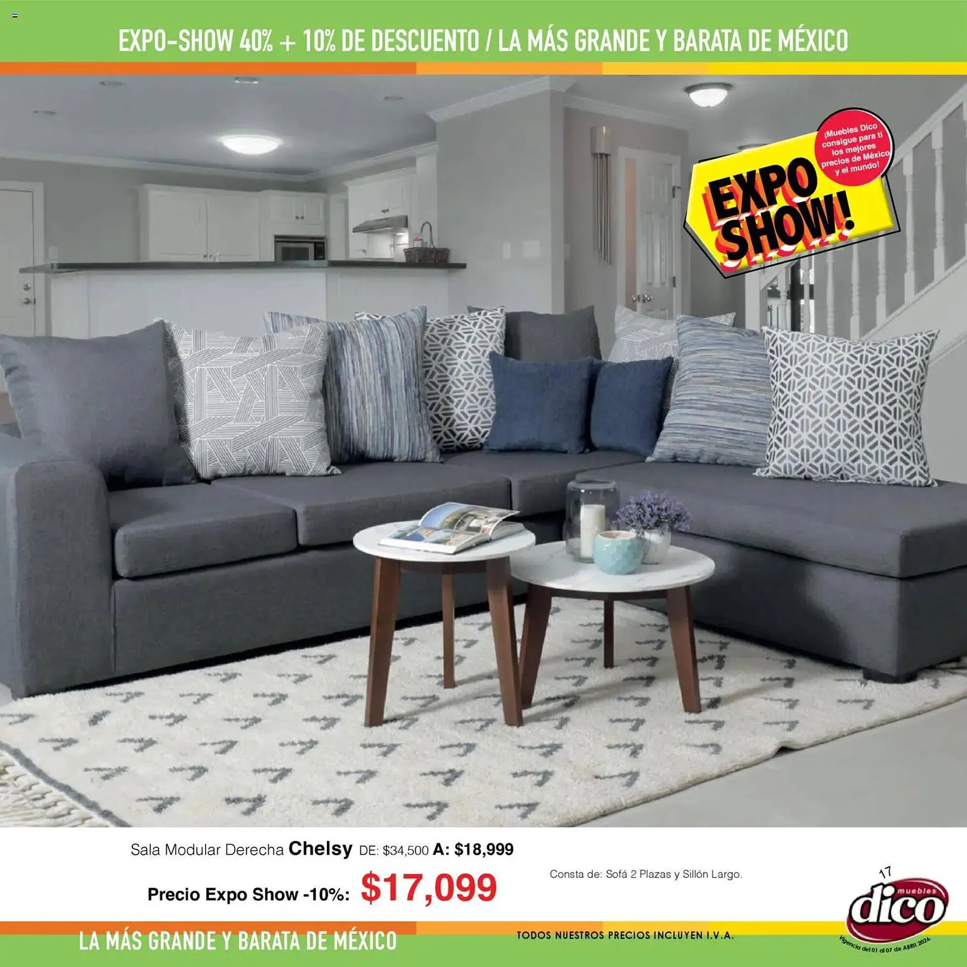Catálogo de Catálogo Muebles Dico 1 de abril al 7 de abril 2026 - Pagina 17