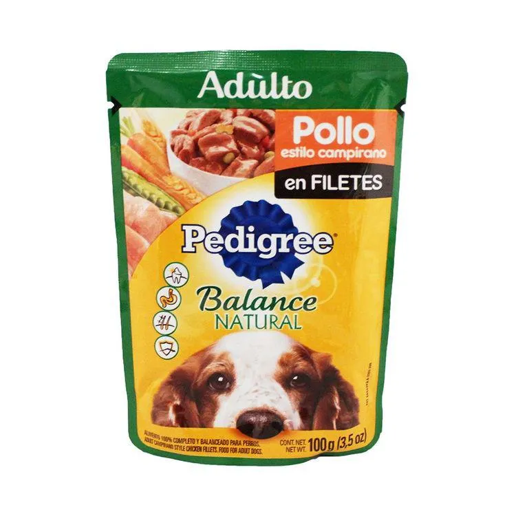 Alimento Pedigree Pouch Pollo Veg 100grs - Pedigree - 1 pieza