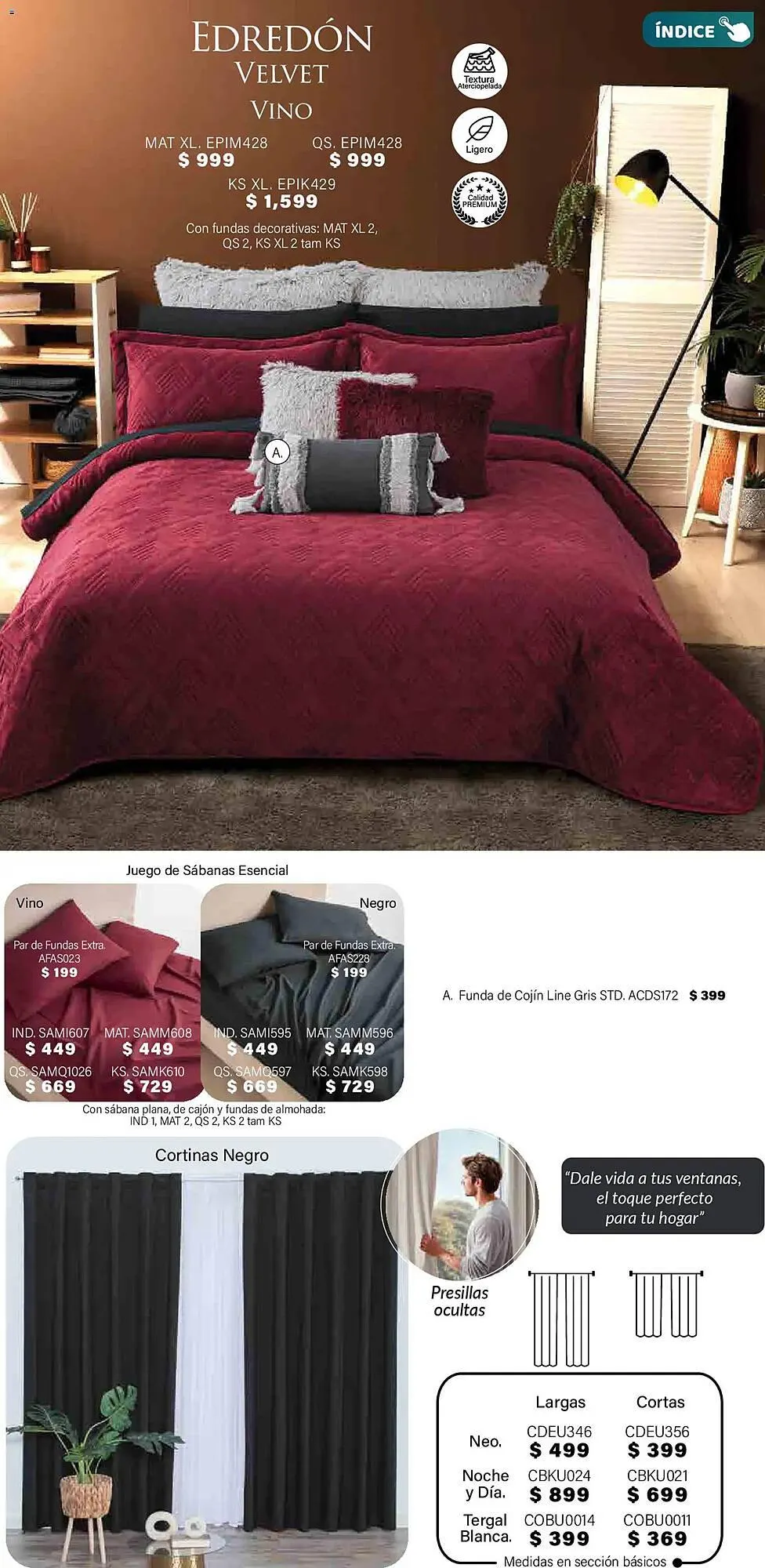 Catálogo de Catálogo Colchas Concord 1 de noviembre al 1 de febrero 2026 - Pagina 363