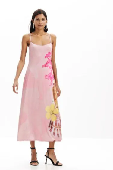 Vestido largo conchas M.Christian Lacroix