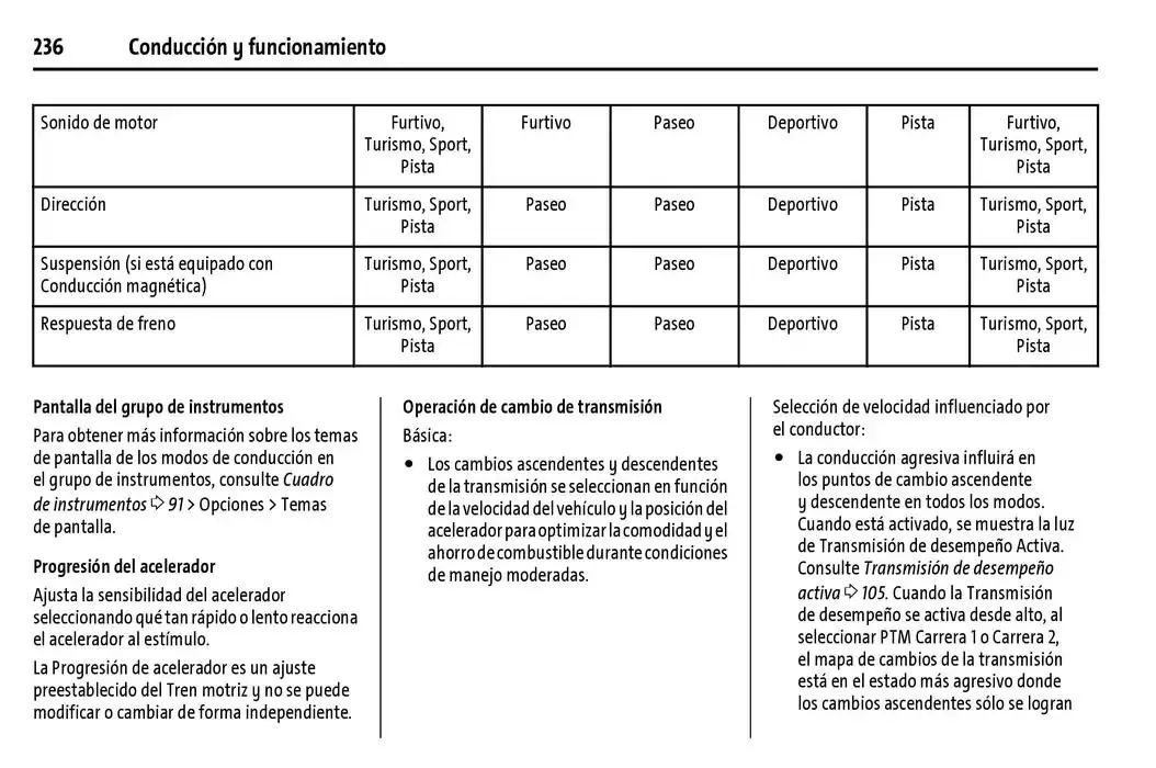 Catálogo de Chevrolet Corvette Stingray Manual del propietario 22 de enero al 31 de diciembre 2025 - Pagina 237