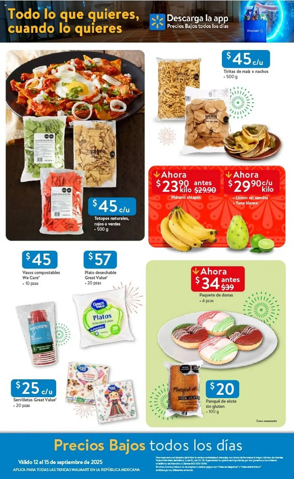Catálogo de Folleto Walmart 12 de septiembre al 15 de septiembre 2025 - Pagina 4