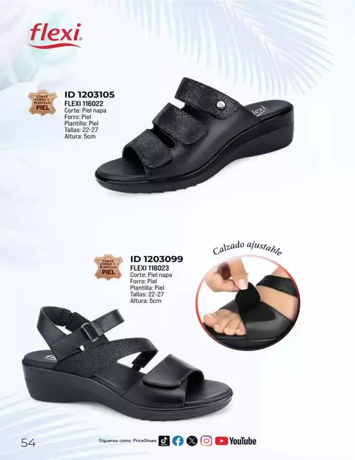 Catálogo de SANDALIAS | CONFORT | 2025 | 1E 11 de marzo al 31 de agosto 2025 - Pagina 54