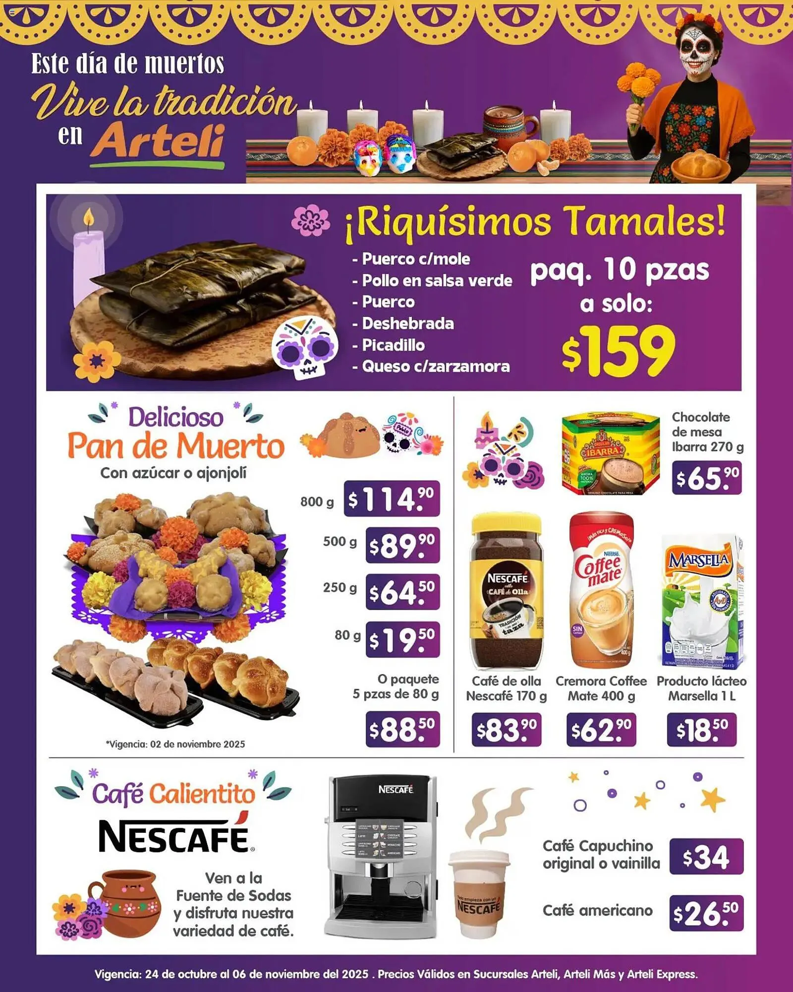 Catálogo de Folleto Arteli 27 de octubre al 6 de noviembre 2025 - Pagina 2