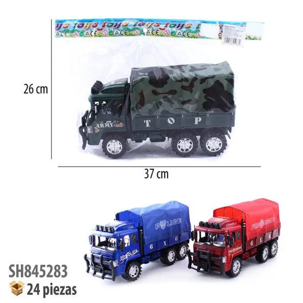 CAMION FRICCION CON LONA