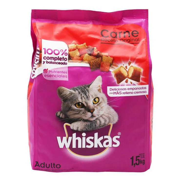 Alimento Whiskas Receta Original 1.5 Kg - Whiskas - 1 pieza