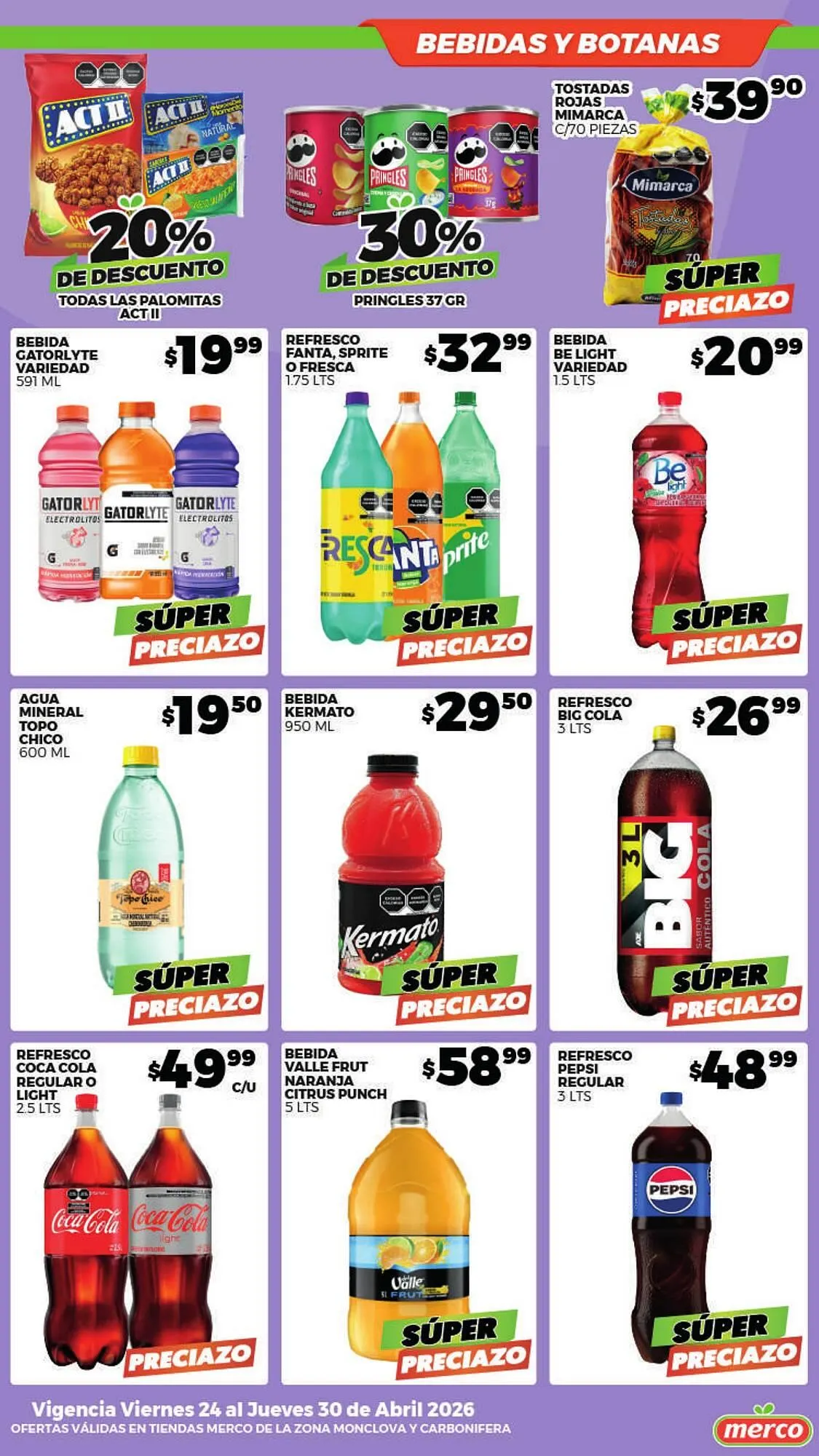 Catálogo de Folleto Merco 24 de abril al 30 de abril 2026 - Pagina 9