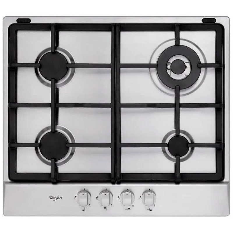 Parrilla Whirlpool de Gas de 24 IN 4 quemadores Acero inoxidable Gris