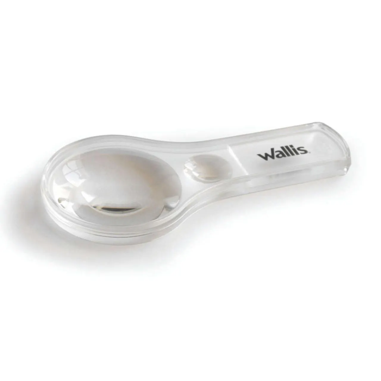 Lupa de 3X y 5X, de 5 cm de diámetro, transparente