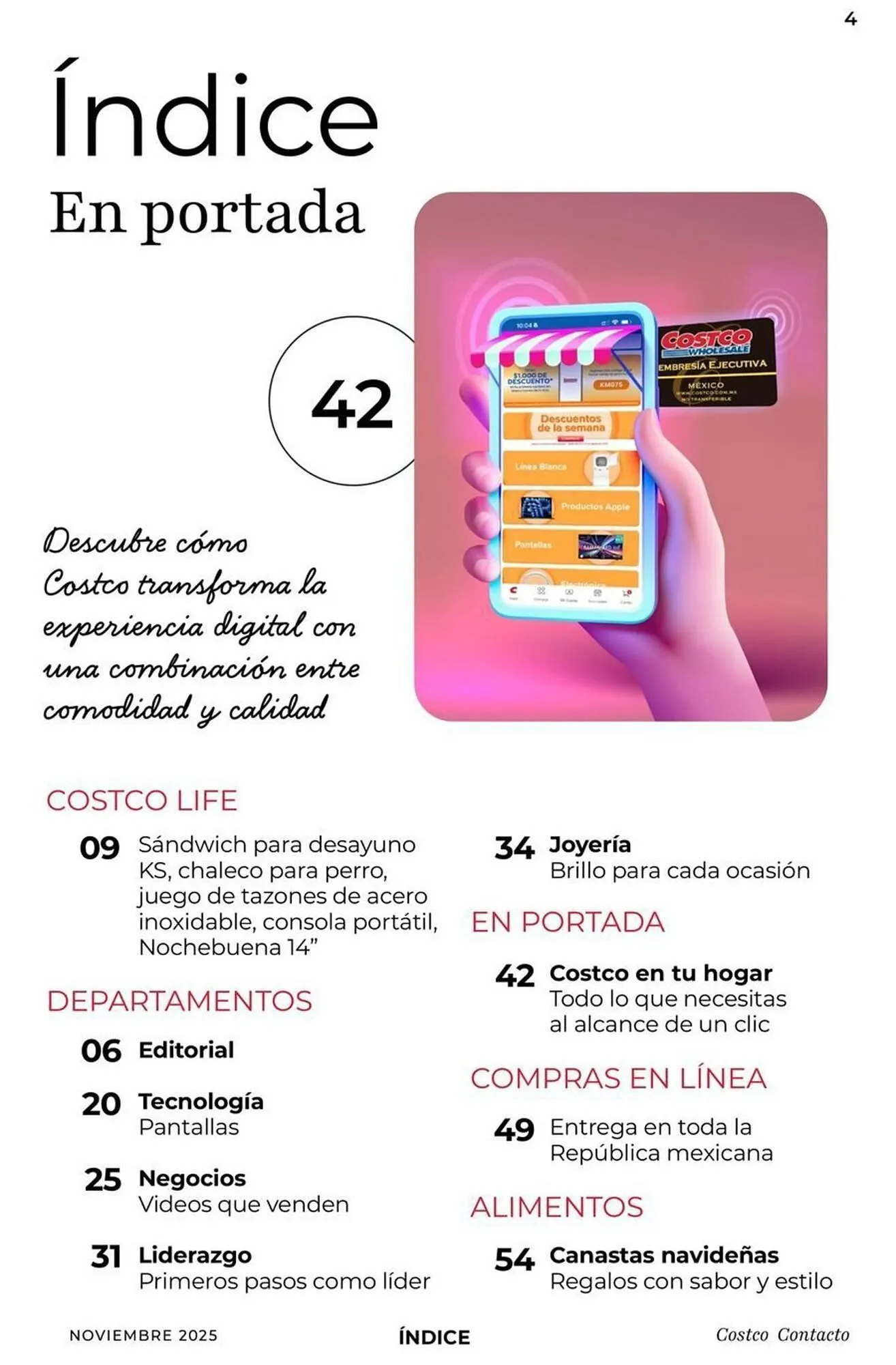 Catálogo de Catálogo Costco 1 de noviembre al 30 de noviembre 2025 - Pagina 4