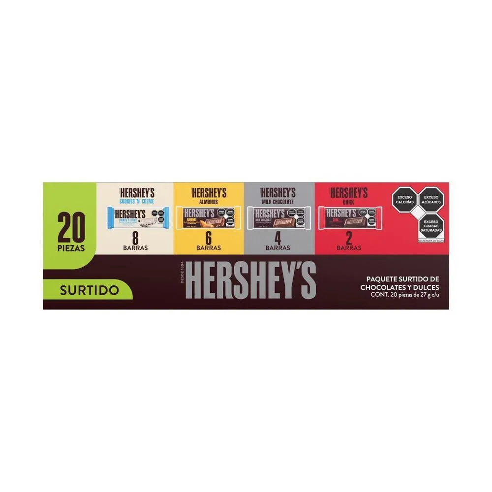 Chocolate Variety Pack Hershey's 20/27 g