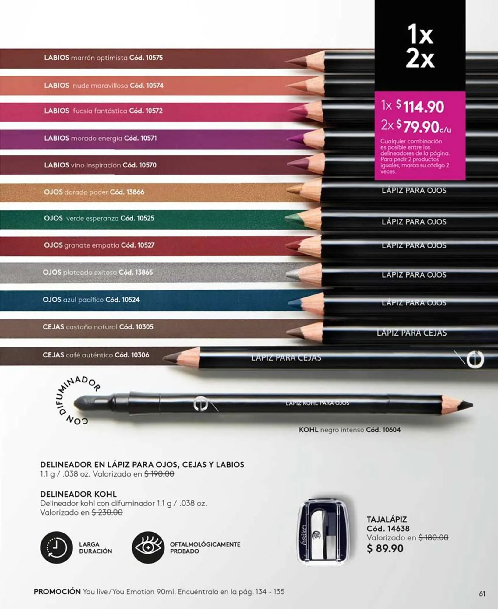 Catálogo de Catálogo Ésika 4 de enero al 31 de enero 2024 - Pagina 65