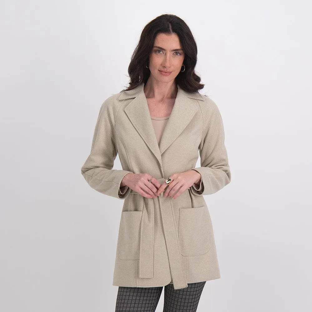 Abrigo batín cruzado