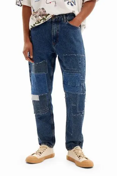 Vaqueros Carrot patchwork